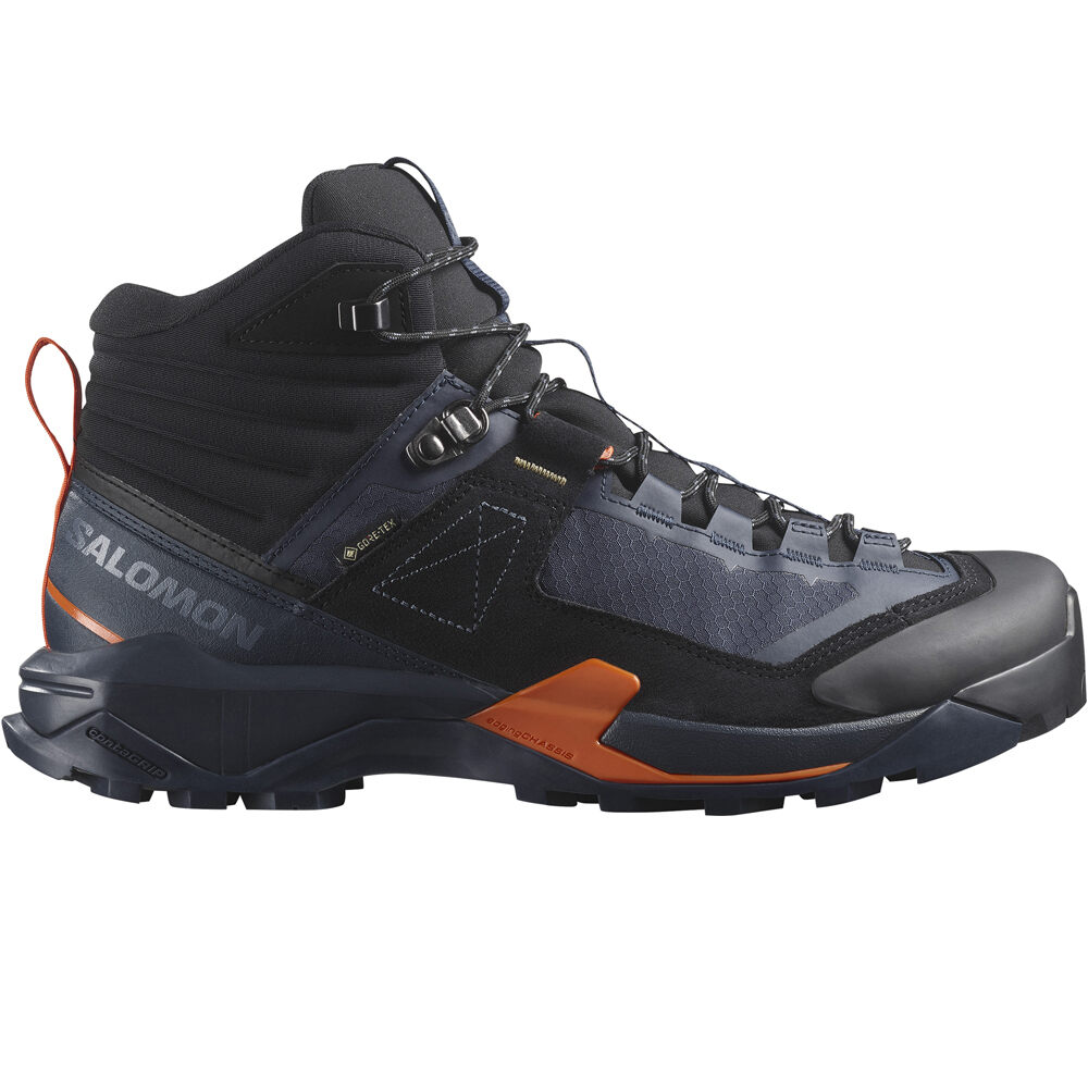Salomon bota trekking hombre X ULTRA ALPINE MID GTX lateral exterior