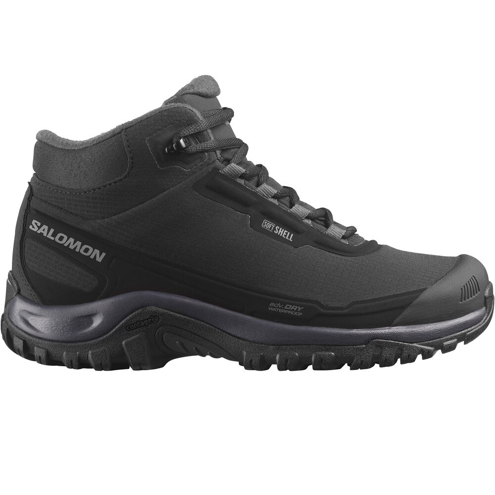 Salomon bota trekking mujer SHELTER WP W lateral exterior