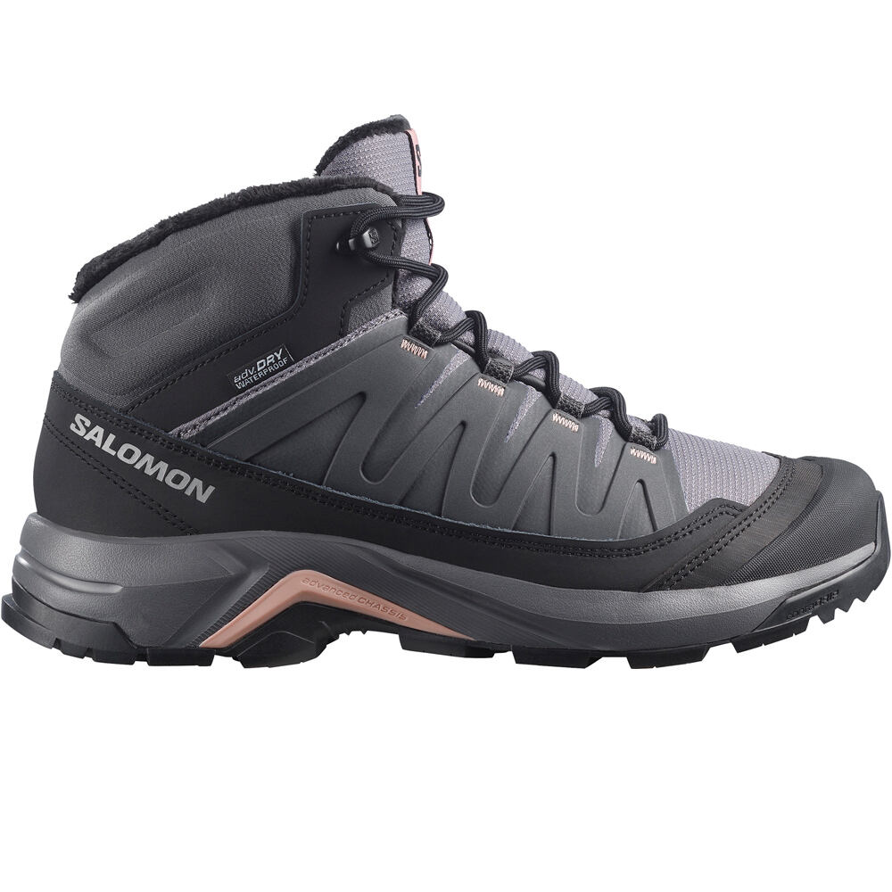 Salomon bota trekking mujer X-ADVENTURE COLDRUSH WP W lateral exterior