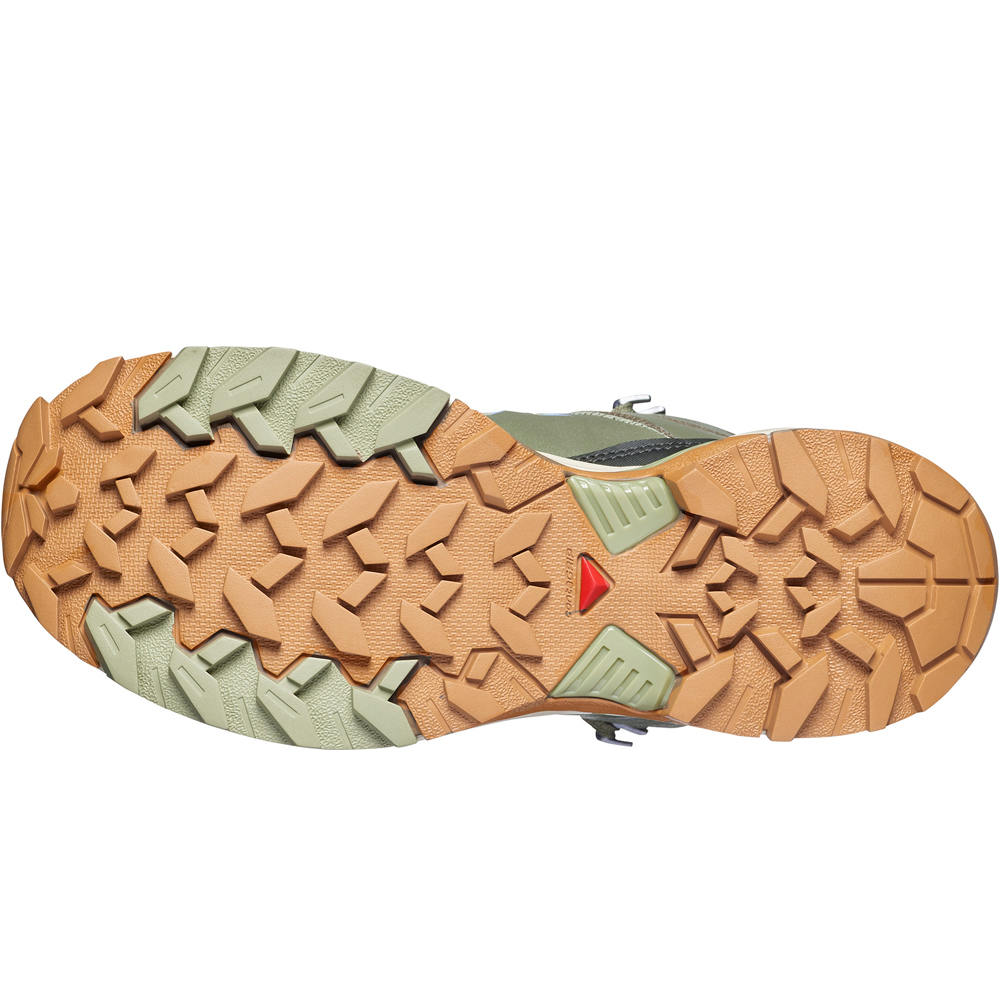Salomon bota trekking mujer X ULTRA 360 EDGE MID GTX W vista trasera