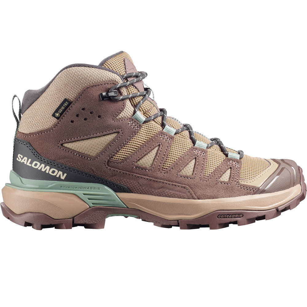 Salomon bota trekking mujer X ULTRA 360 LTR MID GTX W lateral exterior
