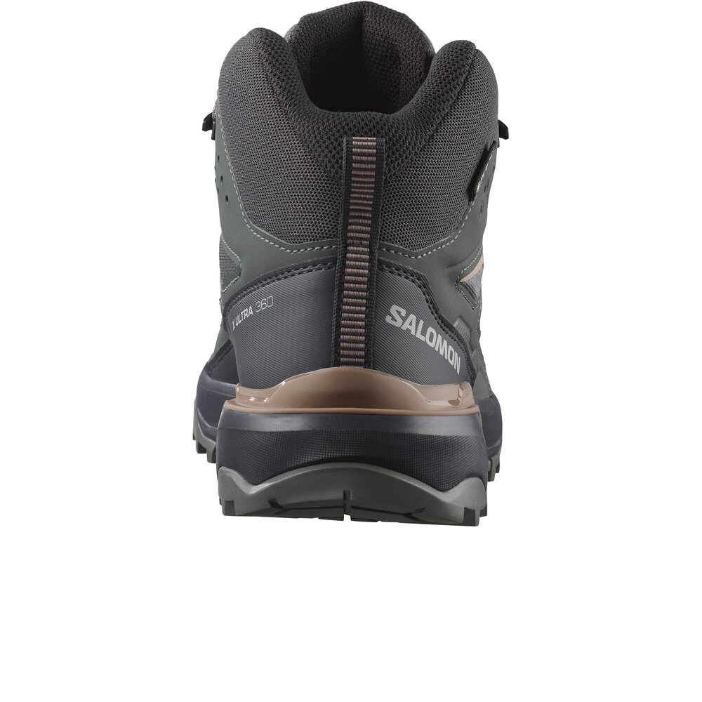 Salomon bota trekking mujer X ULTRA 360 MID GTX W vista trasera