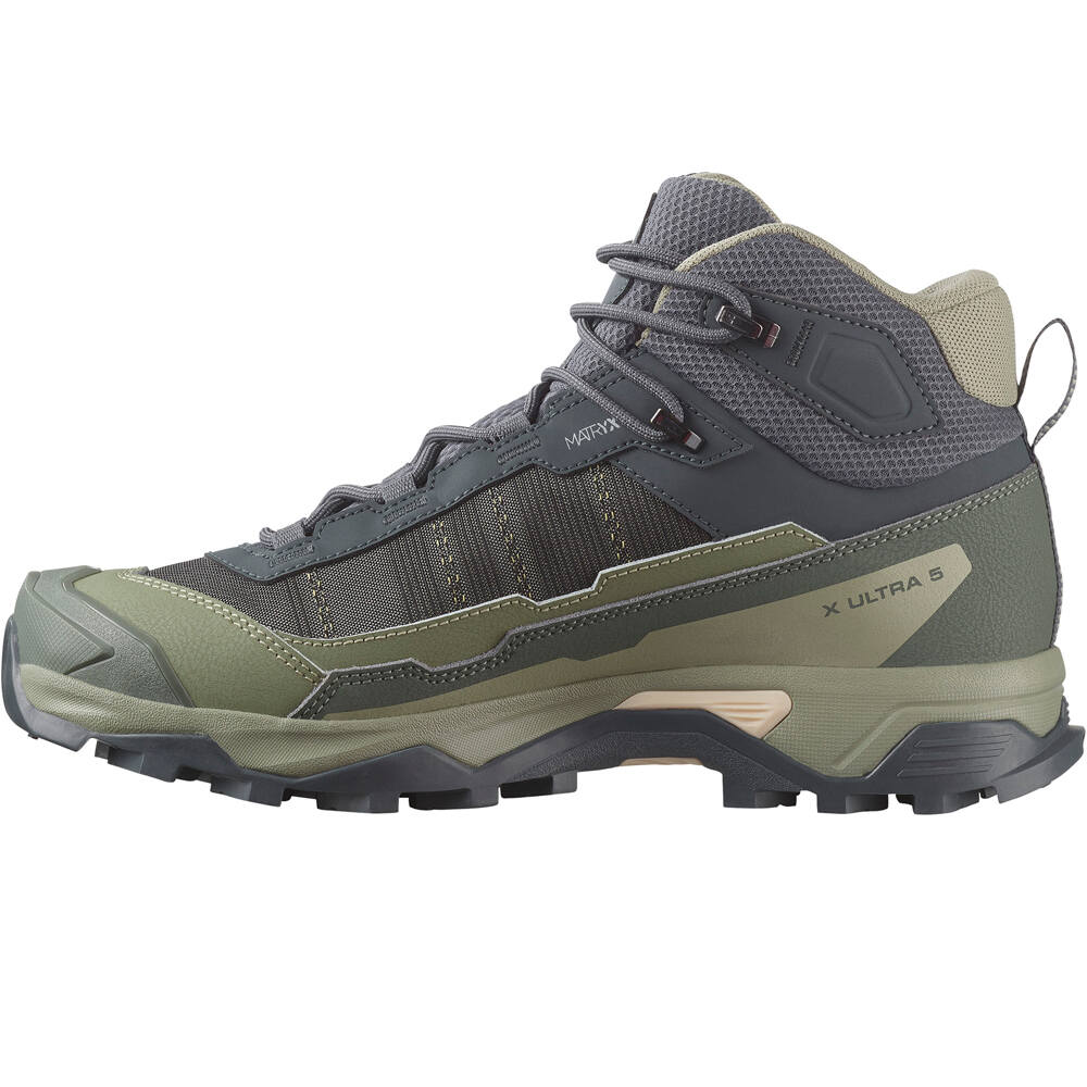 Salomon bota trekking mujer X ULTRA 5 MID GTX W puntera