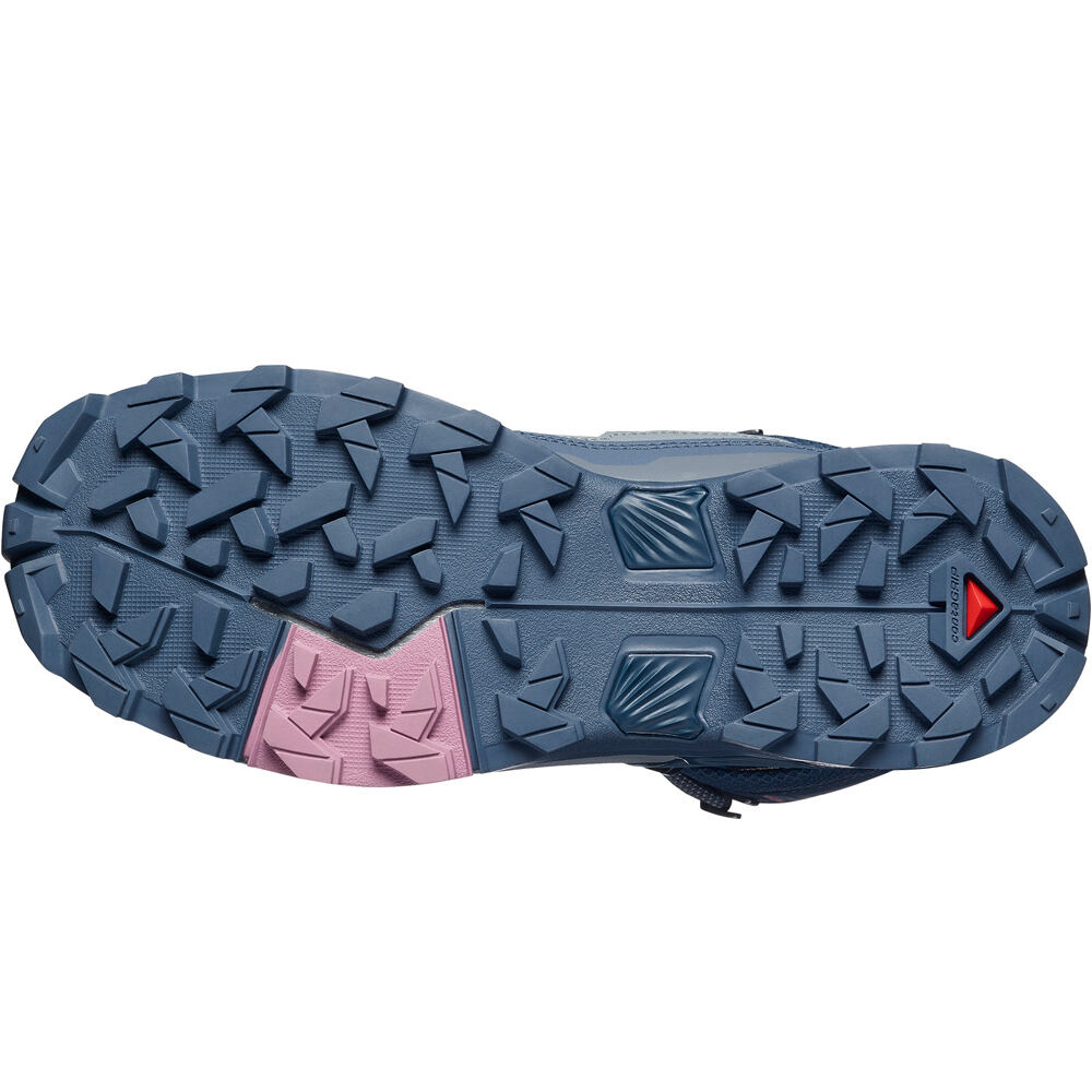 Salomon bota trekking mujer X ULTRA 5 MID GTX W vista superior
