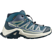 Salomon bota trekking niño X ULTRA MID GTX J lateral exterior