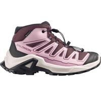 Salomon bota trekking niño X ULTRA MID GTX J lateral exterior