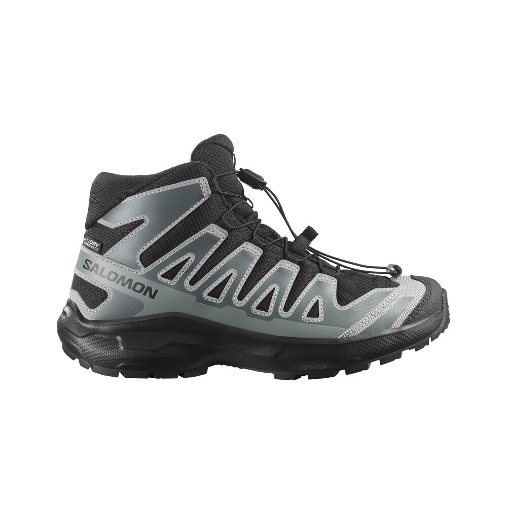 Salomon bota trekking niño XA PRO MID WP J lateral exterior