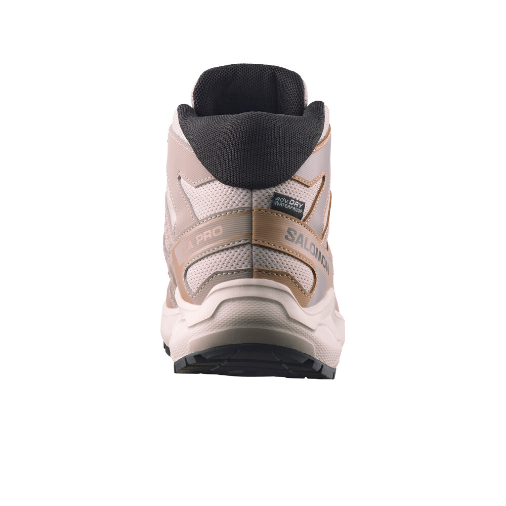 Salomon bota trekking niño XA PRO MID WP J vista trasera