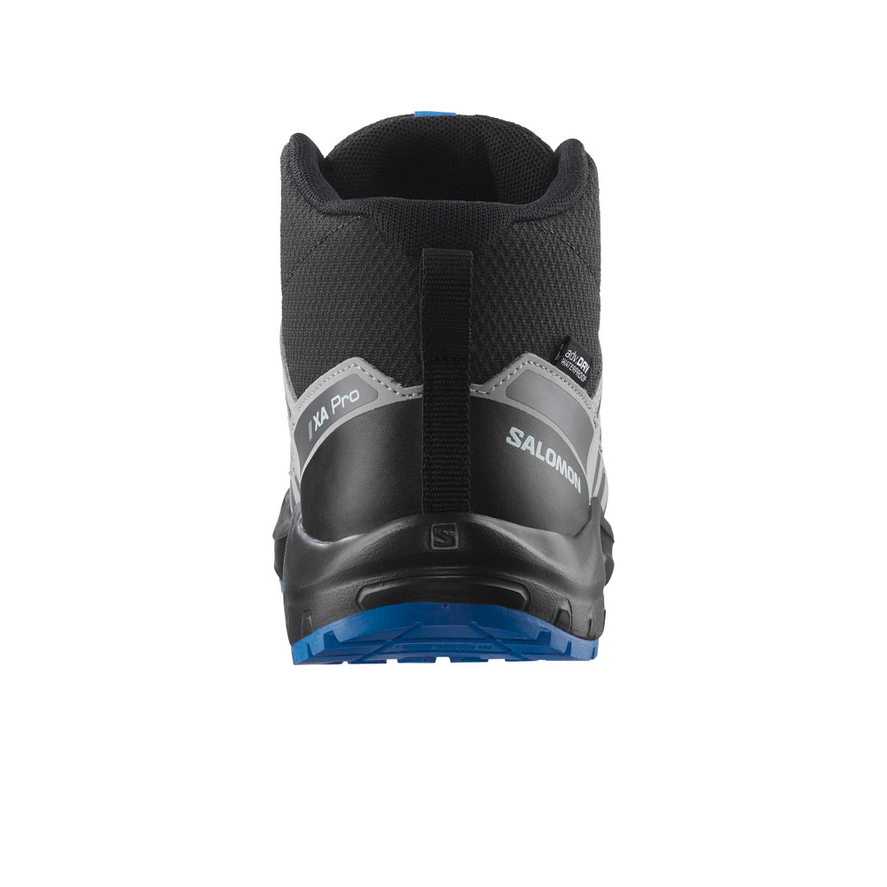 Salomon bota trekking niño XA PRO V8 MID WP J vista trasera
