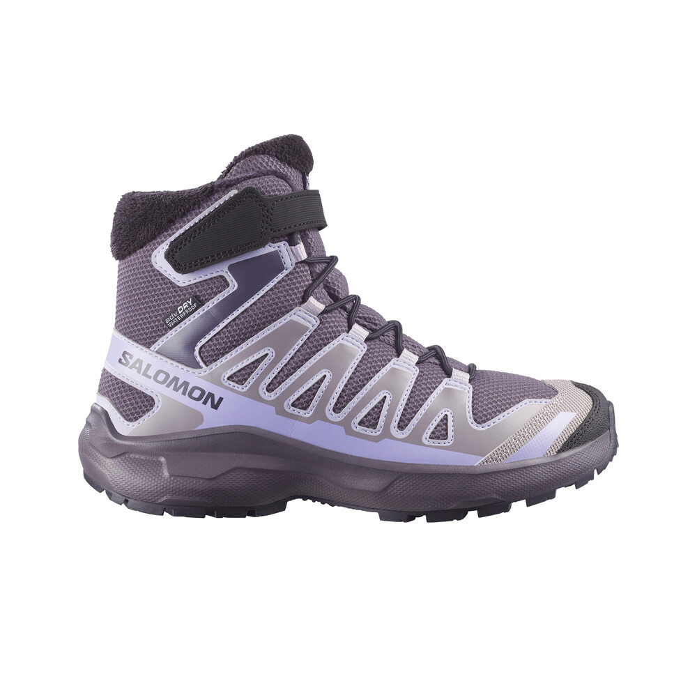 Salomon bota trekking niño XA PRO WINTER WP J lateral exterior