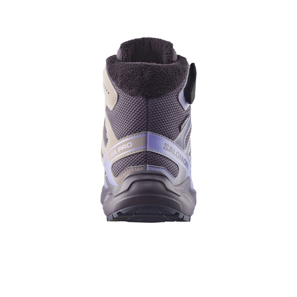 Salomon bota trekking niño XA PRO WINTER WP J vista trasera