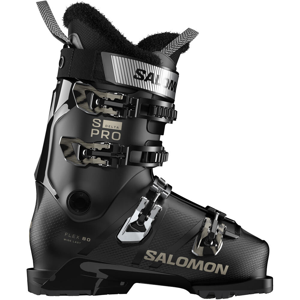 Salomon botas de esquí mujer ALP. BOOTS S/PRO DELTA 80 W GW Black/Bla lateral exterior
