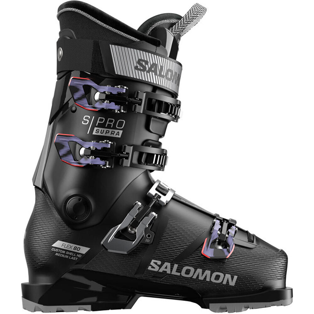 Salomon botas de esquí mujer ALP. BOOTS S/PRO SUPRA 80 W GW Black/Slv lateral exterior