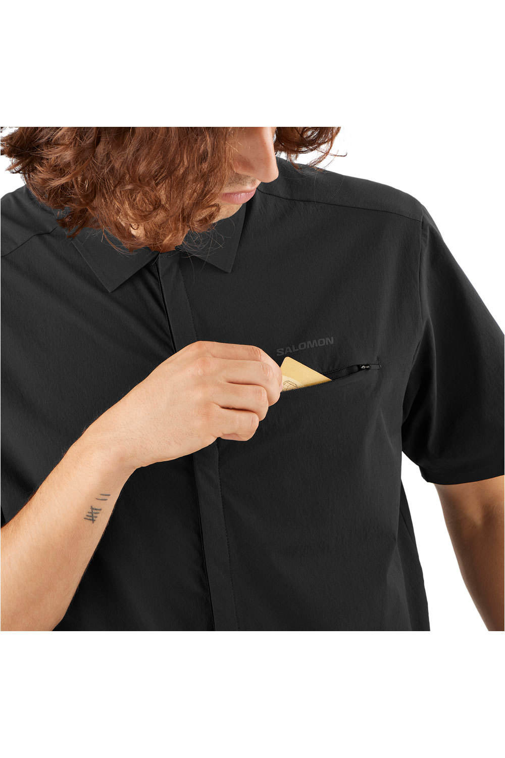 Salomon camisa montaña manga corta hombre XPLRATION SS SHIRT M 03