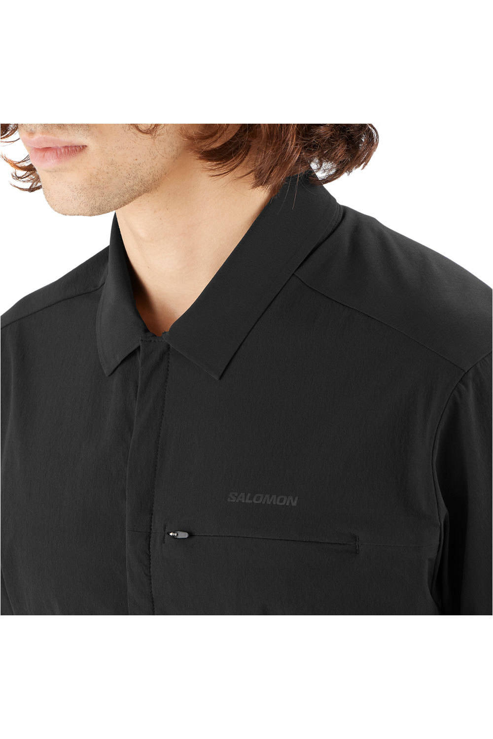 Salomon camisa montaña manga corta hombre XPLRATION SS SHIRT M 04