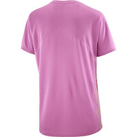 Salomon camiseta entrenamiento manga corta mujer SENSE AERO SS TEE GFX W vista trasera