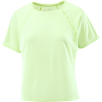 Salomon camiseta entrenamiento manga corta mujer SHKout AIR CROPP SS TEE W vista detalle