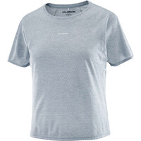Salomon camiseta entrenamiento manga corta mujer SHKout AIR CROPP SS TEE W vista detalle