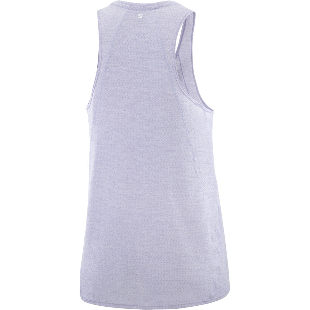 Salomon camiseta entrenamiento manga corta mujer SHKout AIR TANK W 04