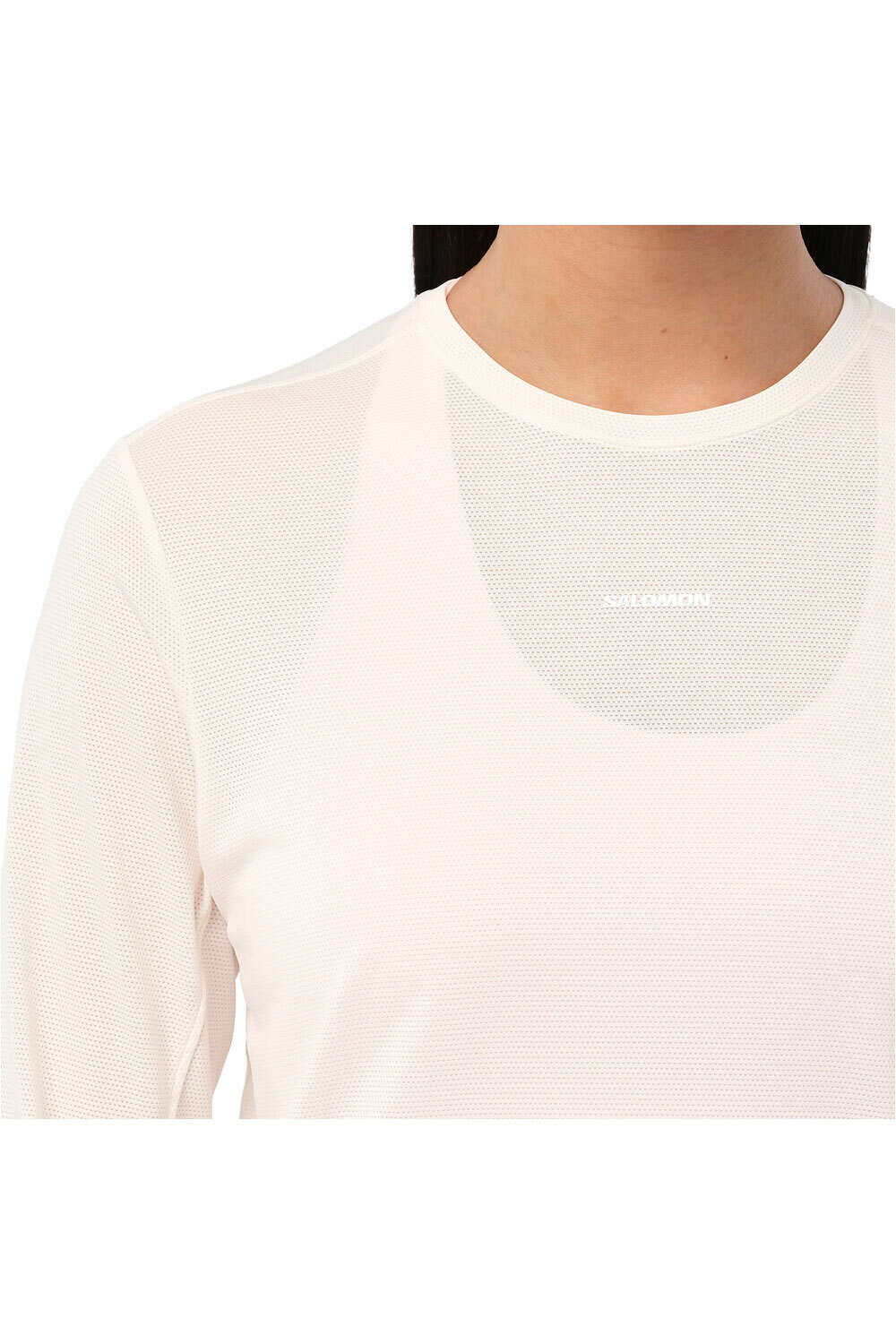 Salomon camiseta entrenamiento manga corta mujer SHKout CORE LS TEE GFX W 03