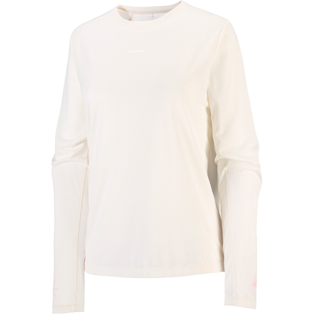 Salomon camiseta entrenamiento manga corta mujer SHKout CORE LS TEE GFX W 04