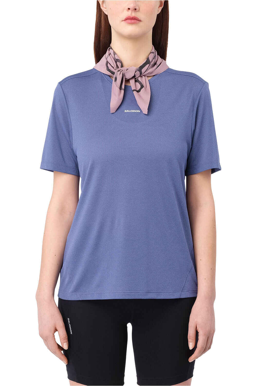 Salomon camiseta entrenamiento manga corta mujer SHKout CORE SS TEE W vista frontal