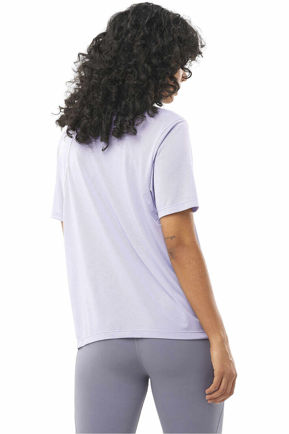Salomon camiseta entrenamiento manga corta mujer SHKout CORE SS TEE W vista trasera