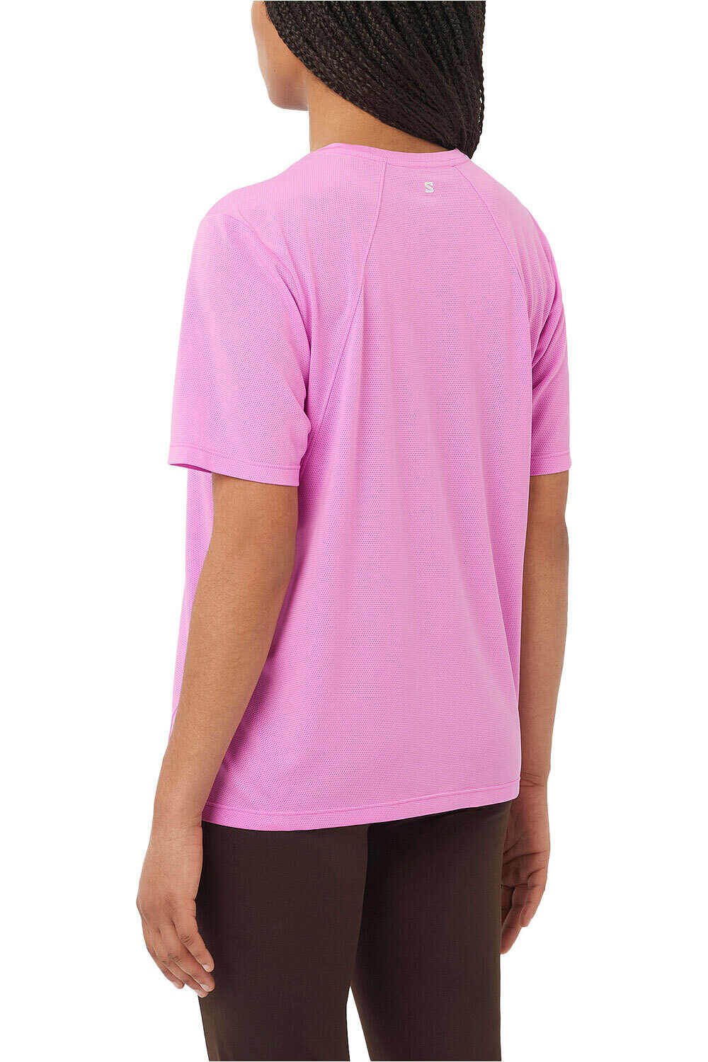 Salomon camiseta entrenamiento manga corta mujer SHKout CORE SS TEE W vista trasera