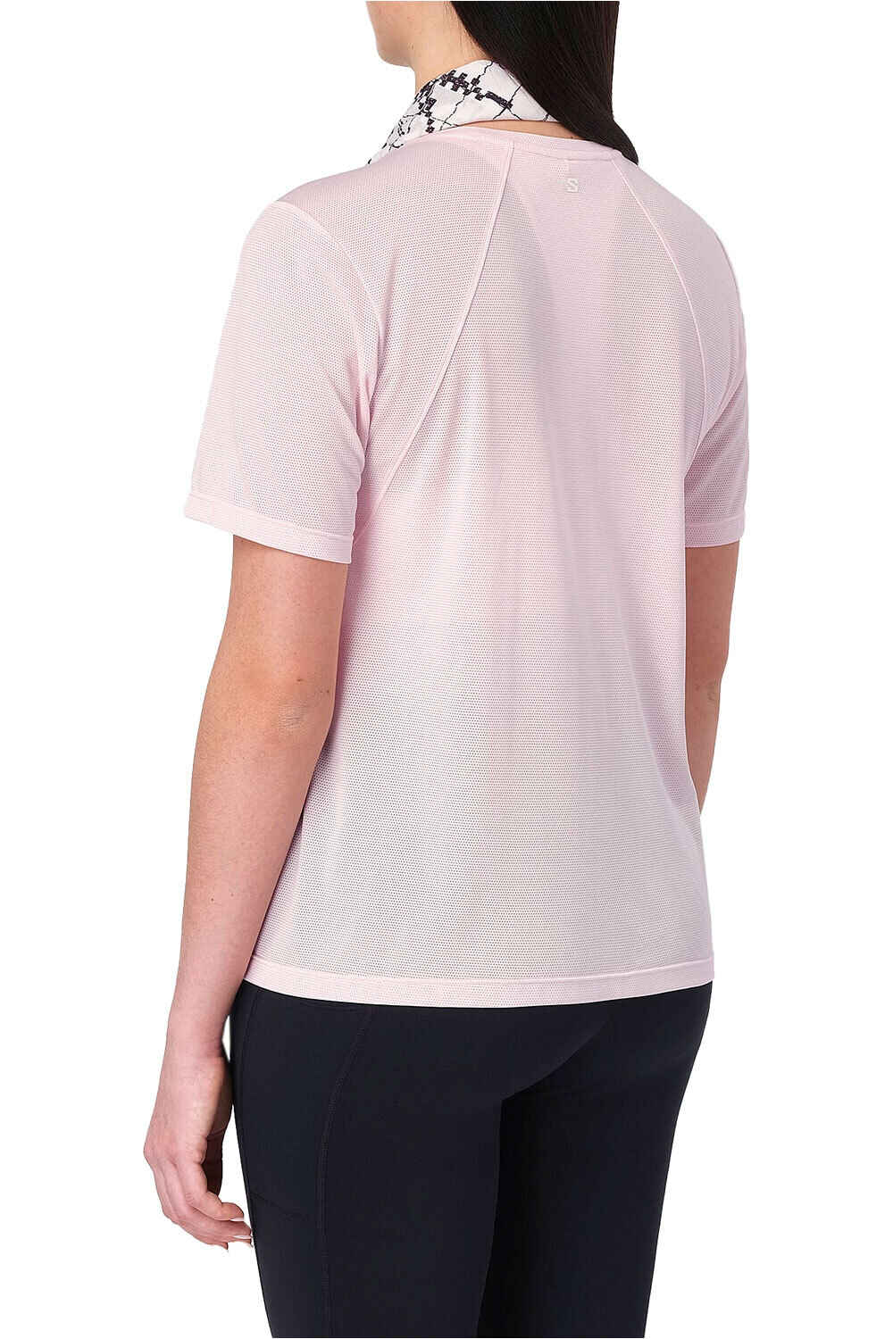 Salomon camiseta entrenamiento manga corta mujer SHKout CORE SS TEE W vista trasera