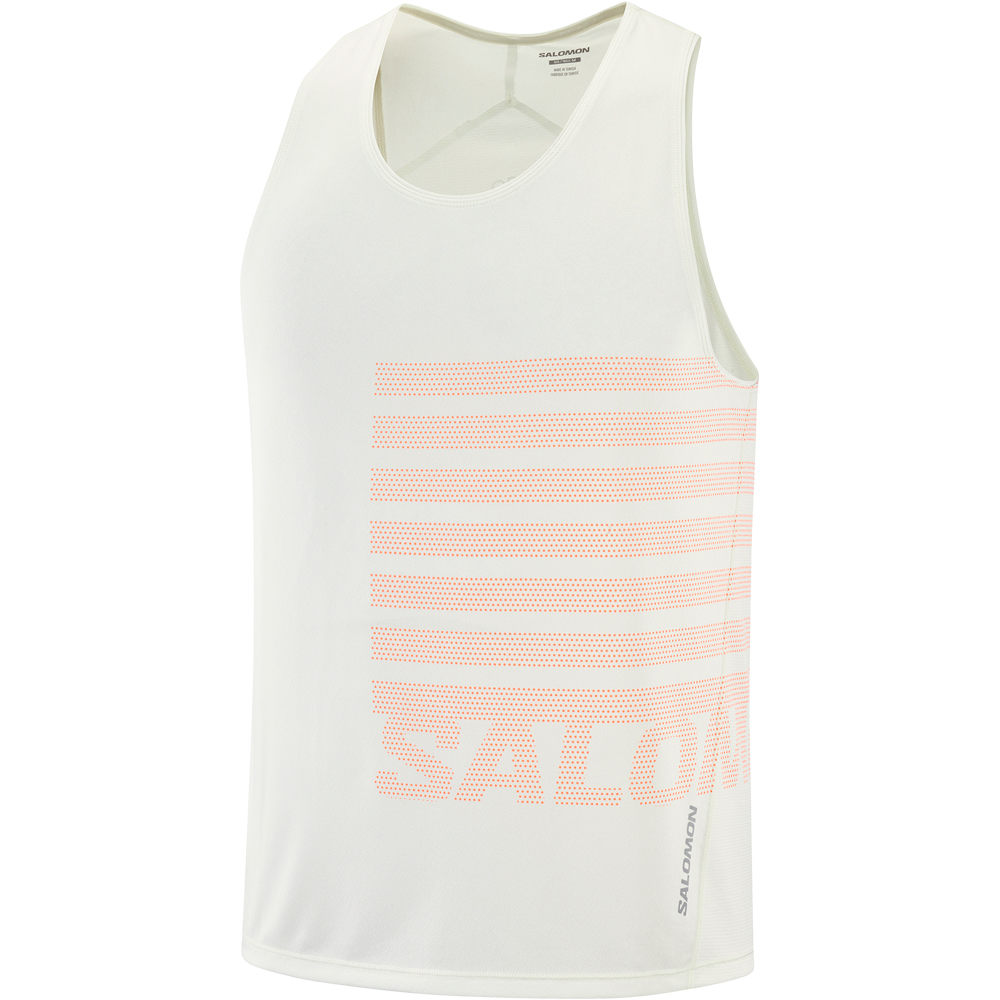 Salomon camiseta entrenamiento tirantes hombre SENSE AERO SINGLET GFX M 03