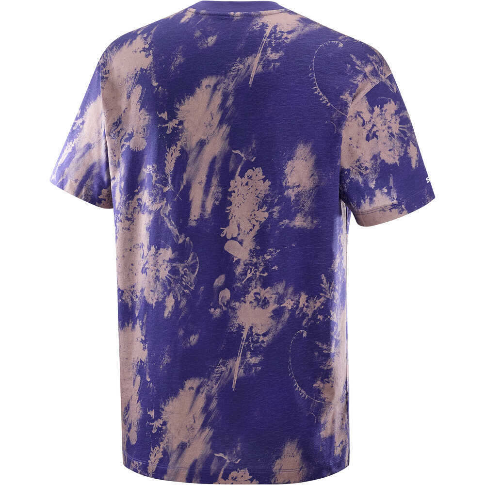 Salomon camiseta montaña manga corta hombre CANOPY AO PRINT TEE M 04
