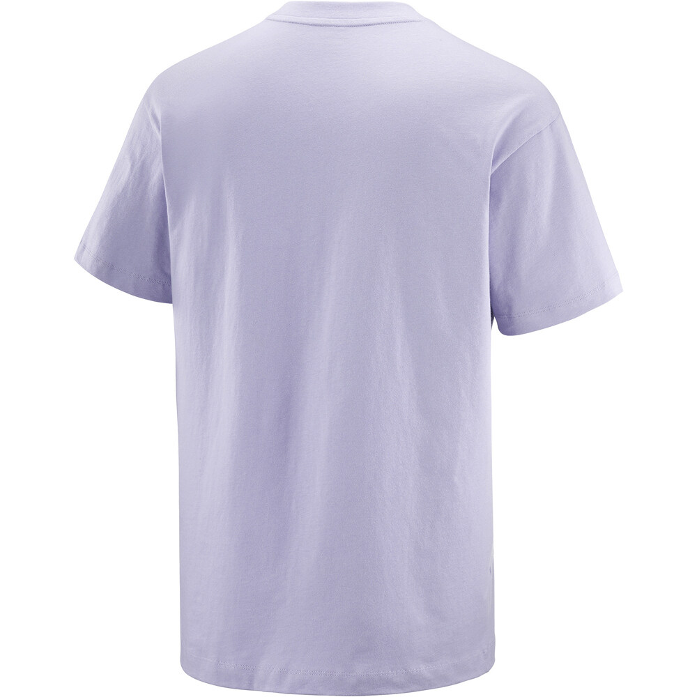 Salomon camiseta montaña manga corta hombre CHEST LOGO RELAXED TEE M 03