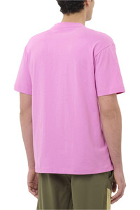 Salomon camiseta montaña manga corta hombre CHEST LOGO RELAXED TEE M vista trasera