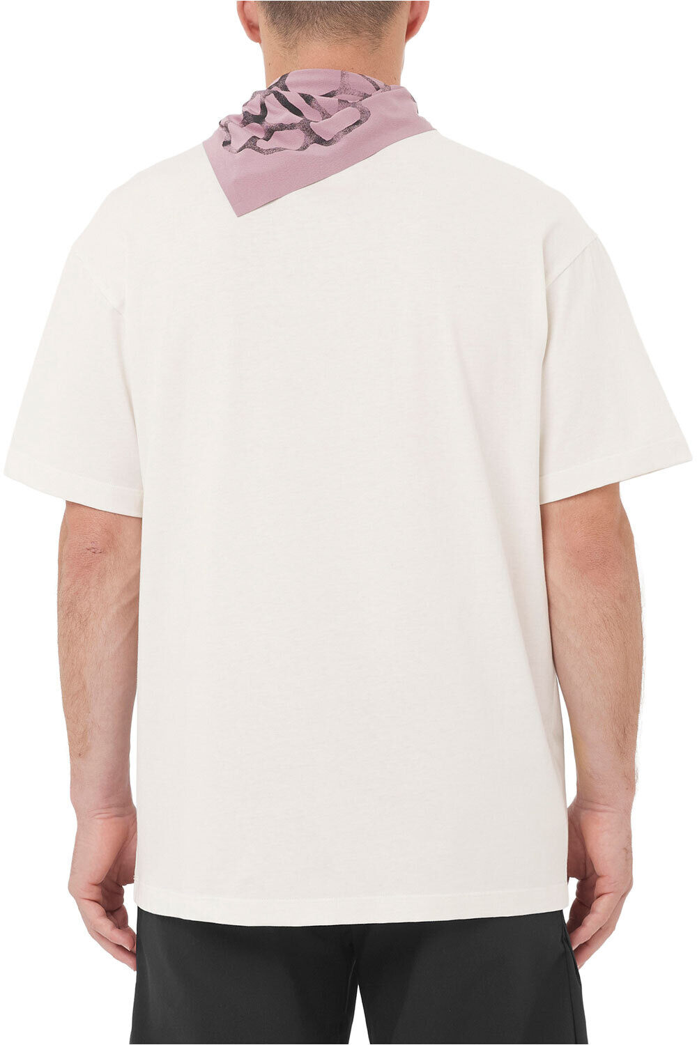 Salomon camiseta montaña manga corta hombre CHEST LOGO RELAXED TEE M vista trasera