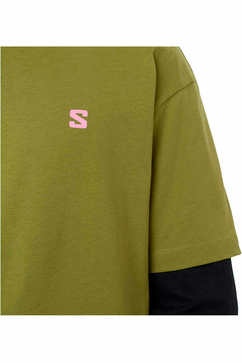 Salomon camiseta montaña manga corta hombre ROUND LOGO GRAPHIC 03