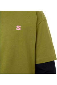 Salomon camiseta montaña manga corta hombre ROUND LOGO GRAPHIC 03