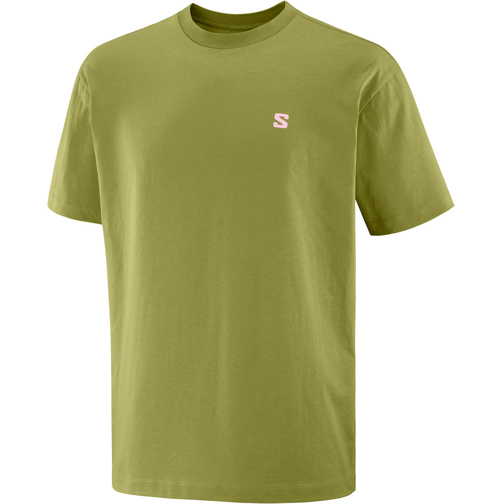 Salomon camiseta montaña manga corta hombre ROUND LOGO GRAPHIC 04