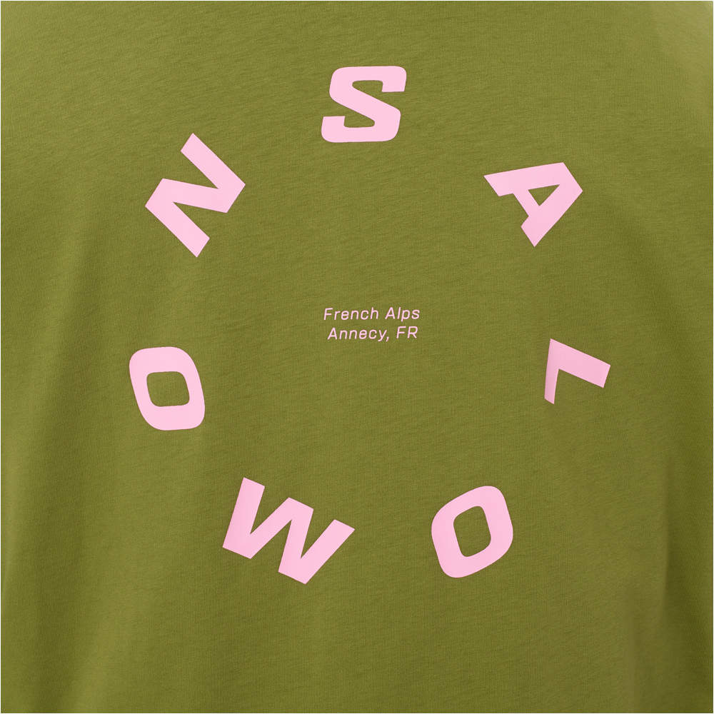 Salomon camiseta montaña manga corta hombre ROUND LOGO GRAPHIC 05