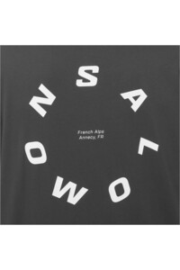 Salomon camiseta montaña manga corta hombre ROUND LOGO GRAPHIC vista detalle