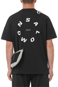 Salomon camiseta montaña manga corta hombre ROUND LOGO GRAPHIC vista trasera