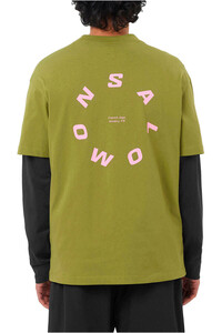 Salomon camiseta montaña manga corta hombre ROUND LOGO GRAPHIC vista trasera