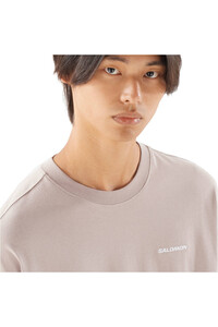 Salomon camiseta montaña manga corta hombre SALOMON LOGO RX TEE M vista detalle