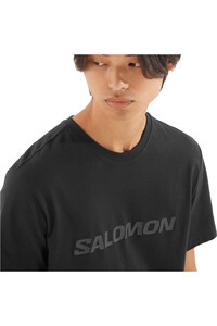 Salomon camiseta montaña manga corta hombre SALOMON LOGO SS TEE M vista detalle