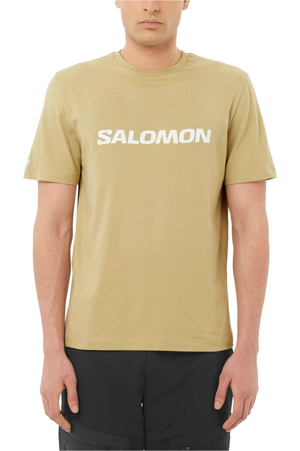 Salomon camiseta montaña manga corta hombre SALOMON LOGO SS TEE M vista frontal