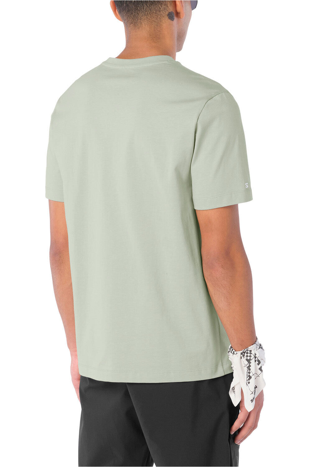 Salomon camiseta montaña manga corta hombre SALOMON LOGO SS TEE M vista trasera