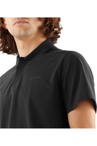 Salomon camiseta montaña manga corta hombre TRACKLINE POLO M 03