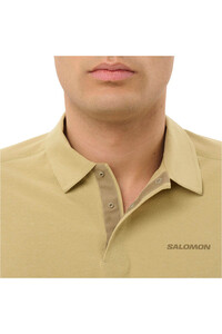 Salomon camiseta montaña manga corta hombre TRACKLINE POLO M vista detalle