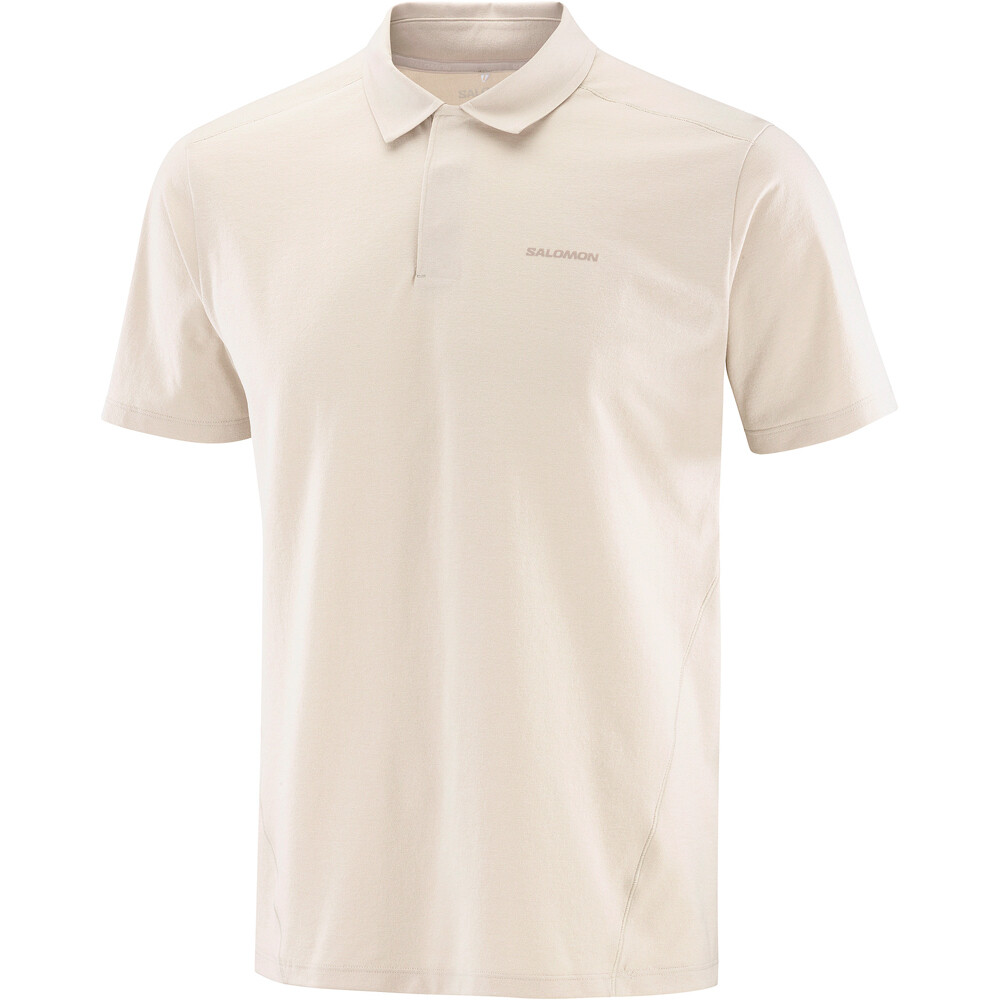Salomon camiseta montaña manga corta hombre TRACKLINE POLO M vista detalle