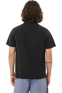 Salomon camiseta montaña manga corta hombre TRACKLINE POLO M vista trasera