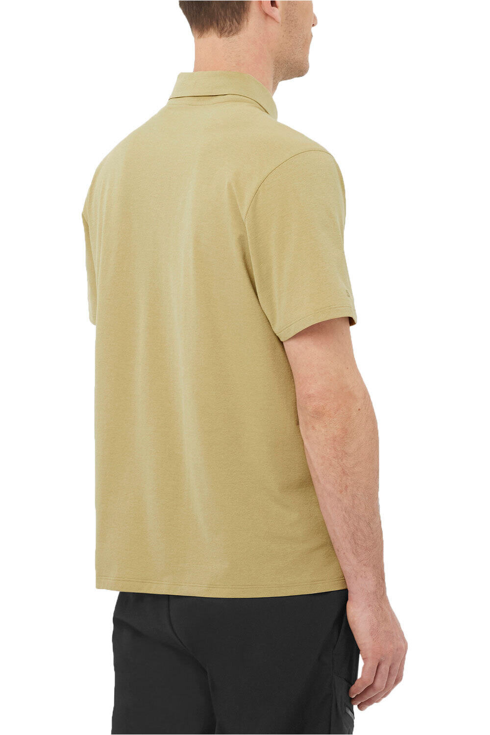 Salomon camiseta montaña manga corta hombre TRACKLINE POLO M vista trasera